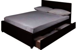 Hygena Harriette Double Bed Frame - Chocolate